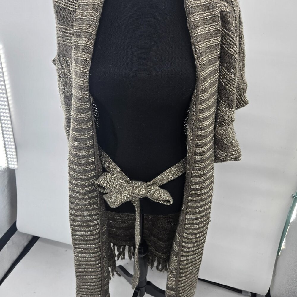 Chico's Brown Knit Poncho